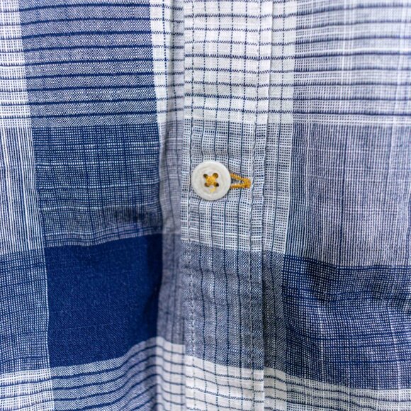 Barbour Tailored Fit Plaid Button Shirt XL Preppy Designer - Picture 5 of 12